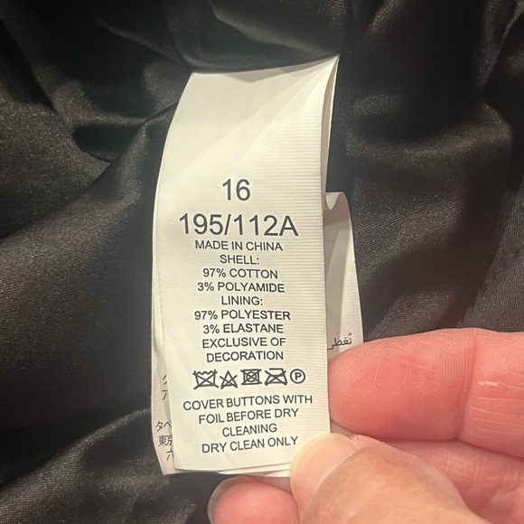 KATE SPADE Black Tweed Cropped Jacket - Picture 6 of 6